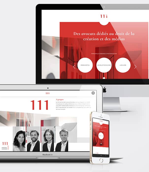 Site internet cabinet d'avocats