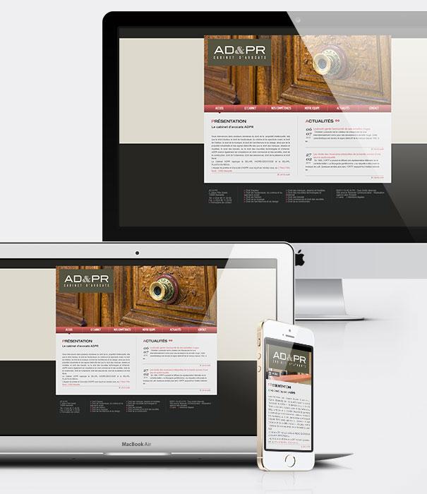 Site internet avocats - Cabinet d'avocats ADPR