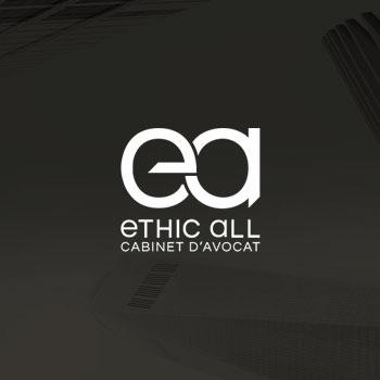 Création logo et supports de communication - Cabinet Assouline, Ethic All Avocat