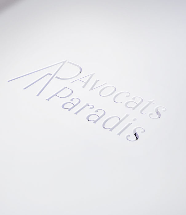 Création logo cabinet d'avocats - Cabinet Avocats Paradis