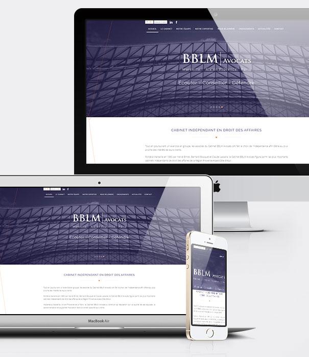 Site internet avocat - Cabinet d'avocats BBLM