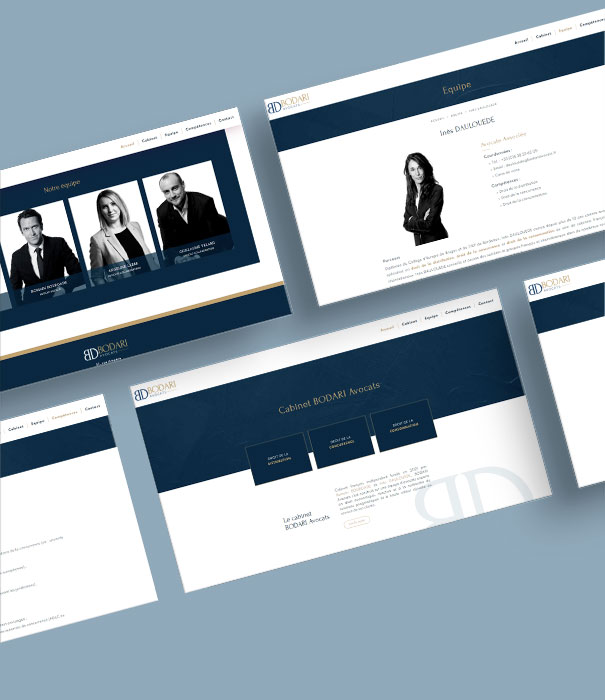 Site internet avocats - Bodari