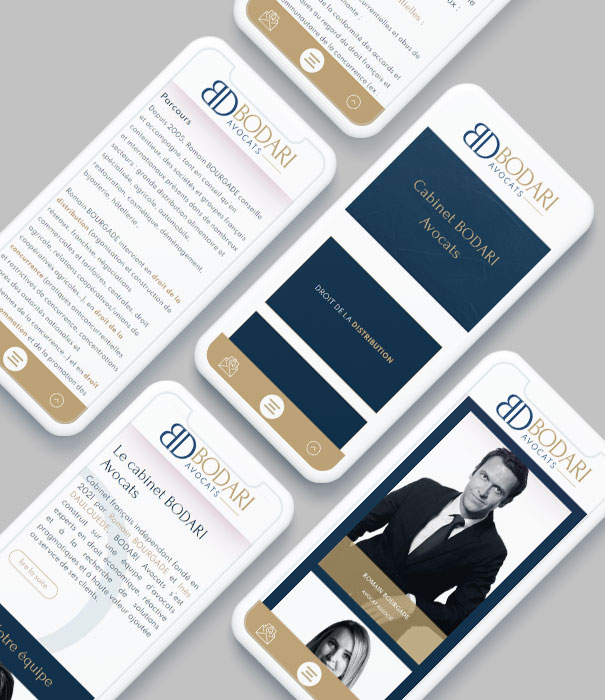 Visuel mobile site internet - Bodari
