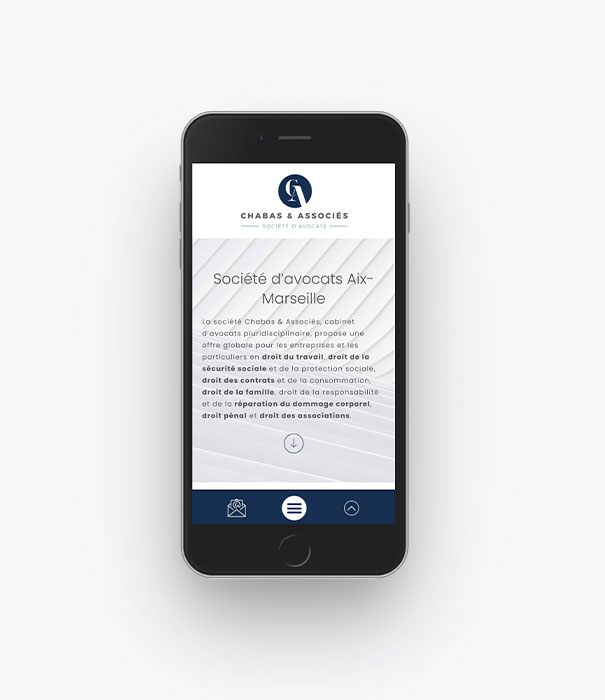 Site internet avocats - Société d'avocats Chabas & associés