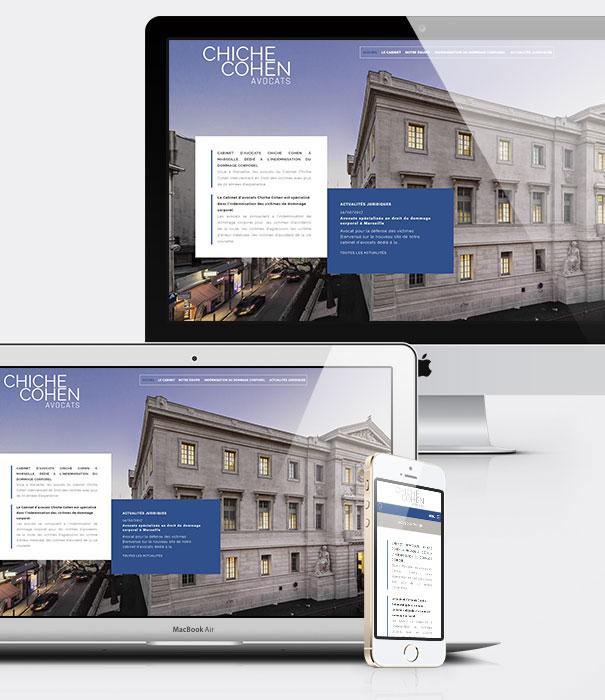 Site internet avocats - Cabinet Chiche Cohen
