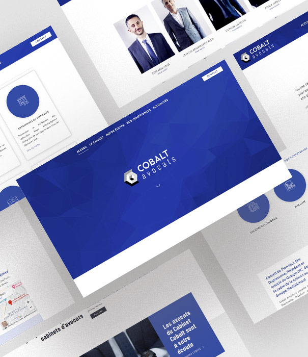 Visuel site internet - Cobalt Avocats