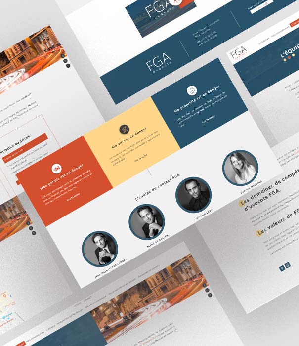 Site internet avocat - Cabinet FGA