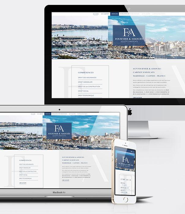 Site internet avocat - SCP Fournier & Associés