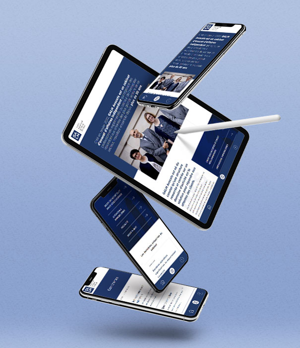 Site pour le cabinet GALM
