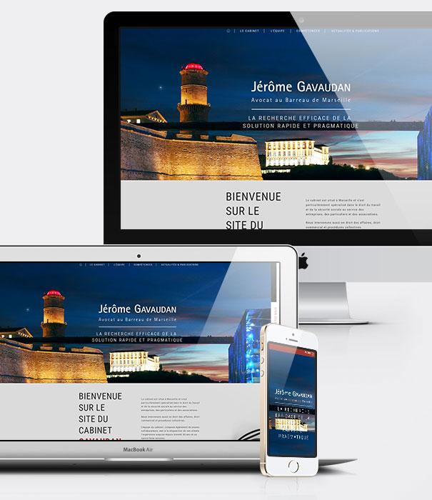 Site internet pour avocats - Cabinet d'avocats Gavaudan