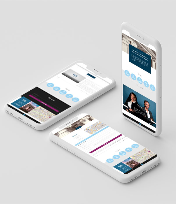 Création de site internet avocat - Cabinet HBE