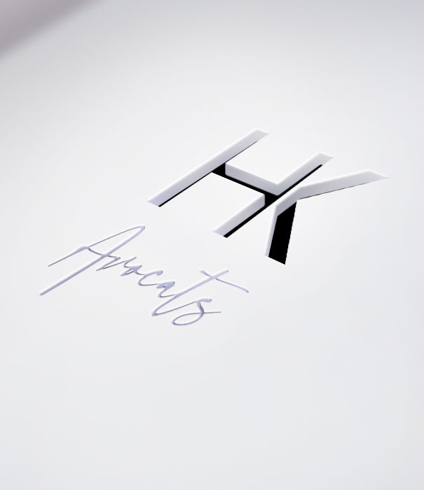 Logo pour cabinet d'avocats - Cabinet HK Avocats