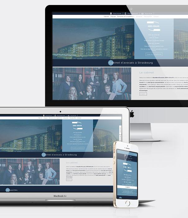 Création de site avocat - Cabinet Juris-Dialog