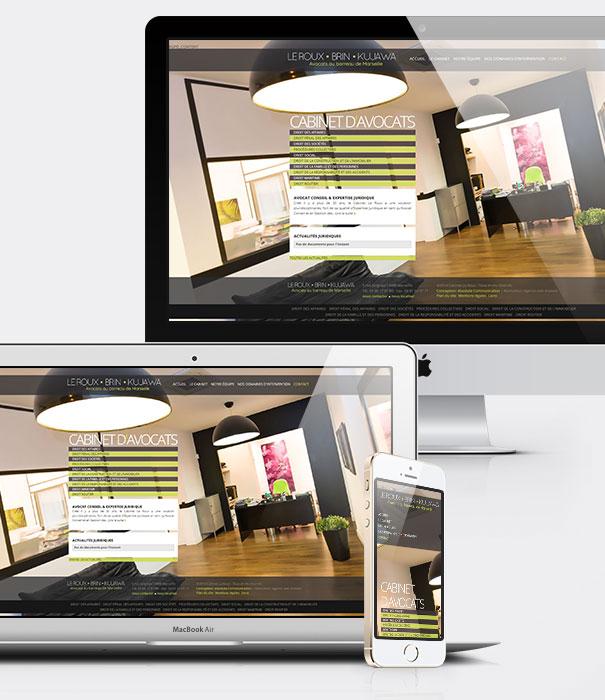 Site internet avocat - Cabinet d'avocats Le Roux - Brin - Moraine