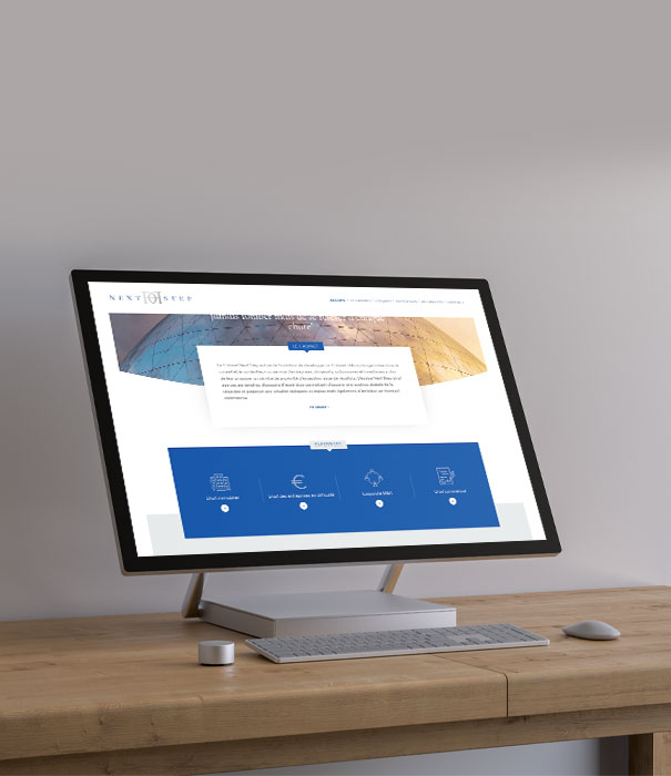 Création de site pour avocat - Cabinet Next Step
