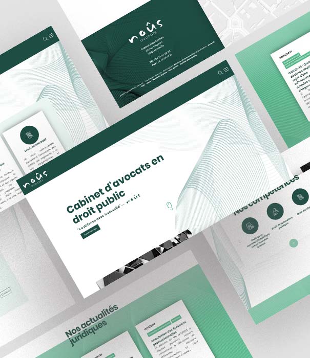 Site internet avocats - Cabinet Noûs avocats