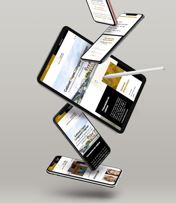 Site internet pour avocat - Cabinet Pupel