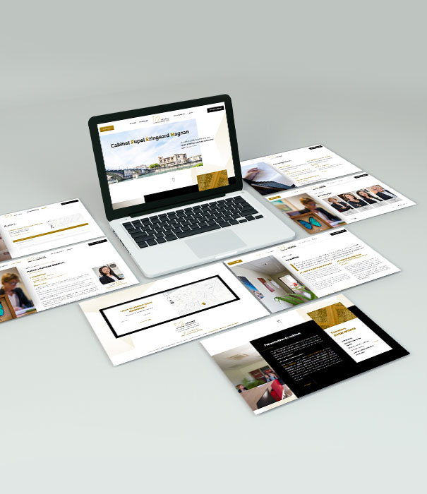 Création de site avocat - Cabinet Pupel