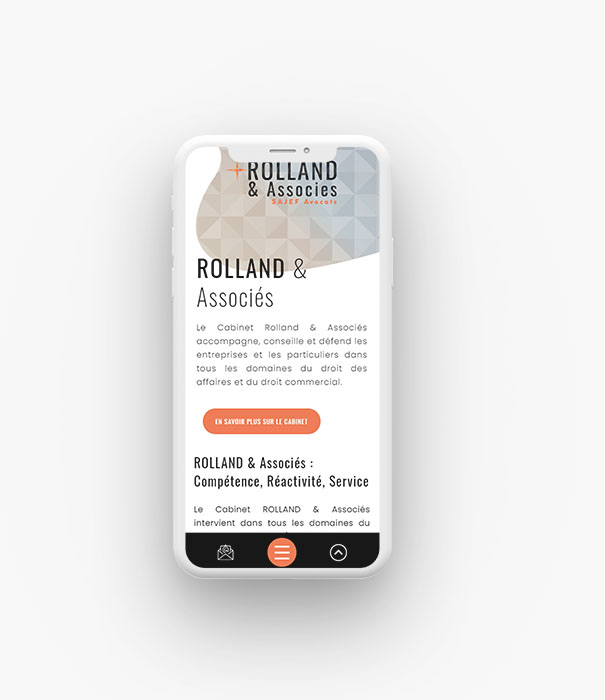 Site internet avocat - Rolland et associés