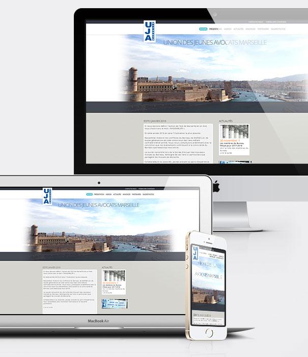 Site internet avocat - Union des Jeunes Avocats Marseille