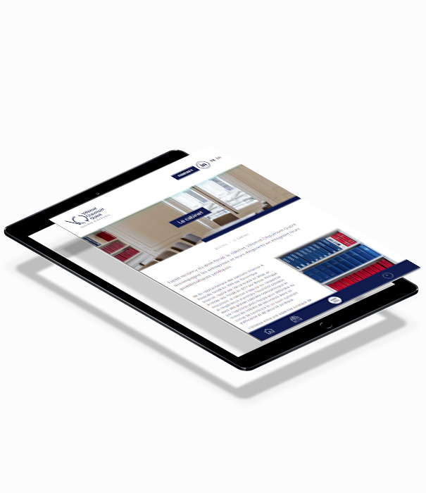 Visuel tablette site internet