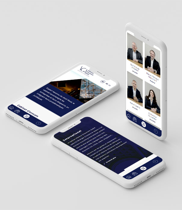 Visuel mobile site internet