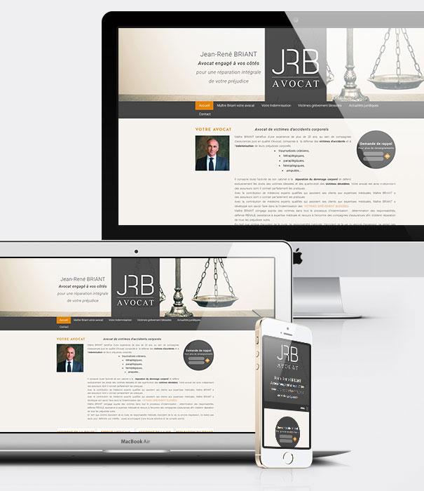 Création site web avocat - Cabinet d'avocat Briant