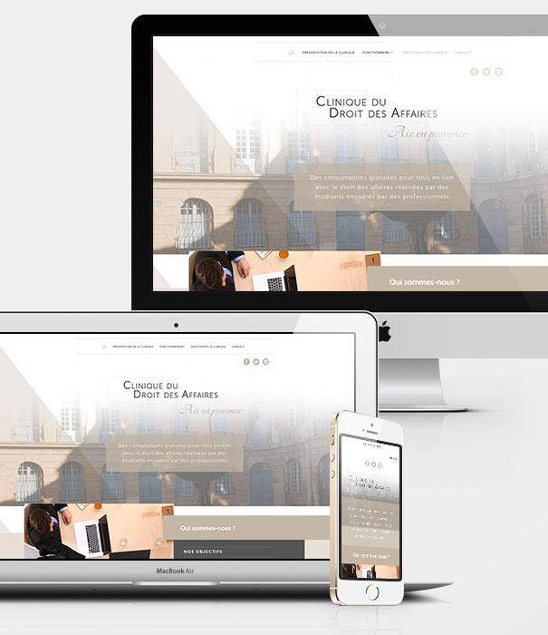 Site internet avocat - Clinique du Droit des Affaires