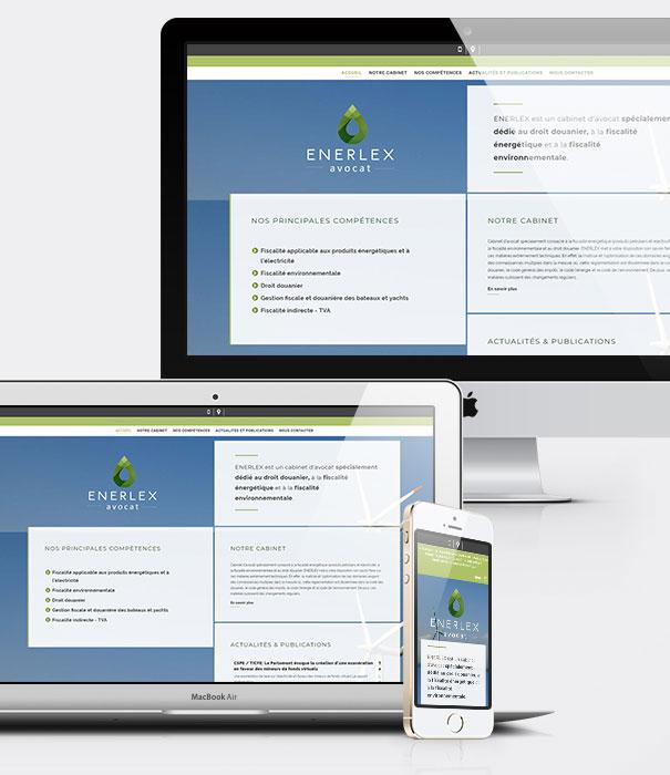 Site internet avocat - Cabinet Enerlex