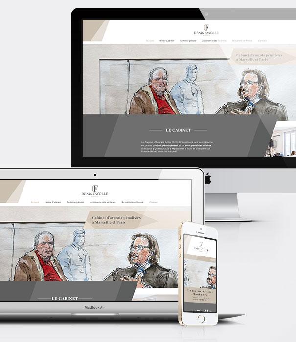 Création site internet avocat - Cabinet d'avocats Fayolle