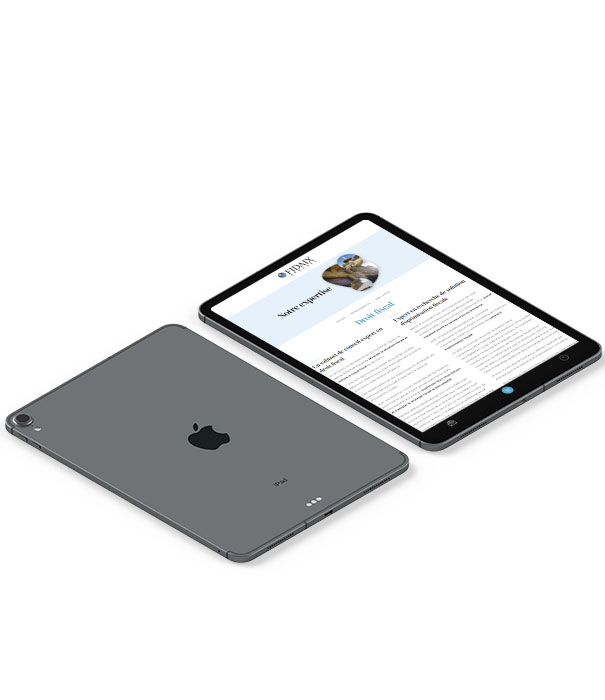 Visuel tablette site internet Cabinet Fidaix Avocats