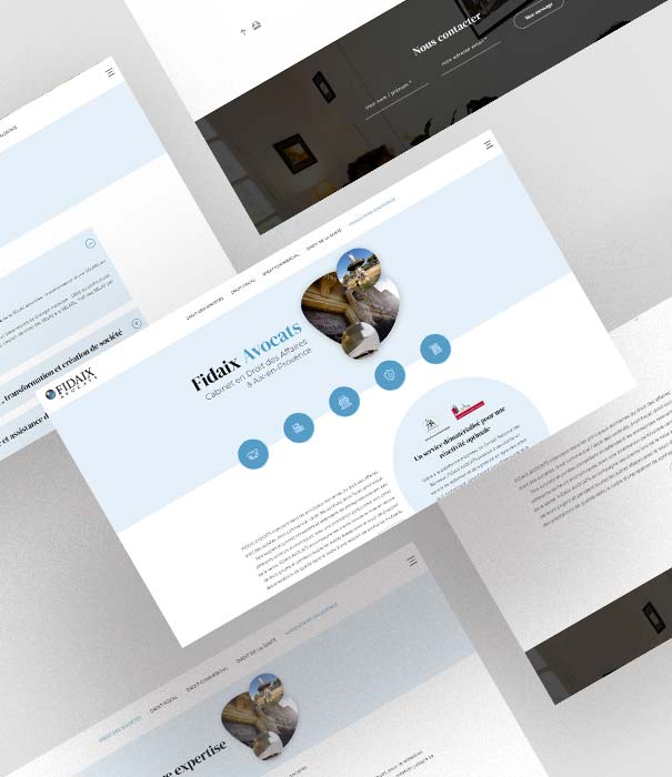 Visuel site internet Cabinet Fidaix Avocats