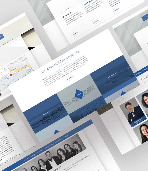 Site internet responsive - Cabinet LSCM