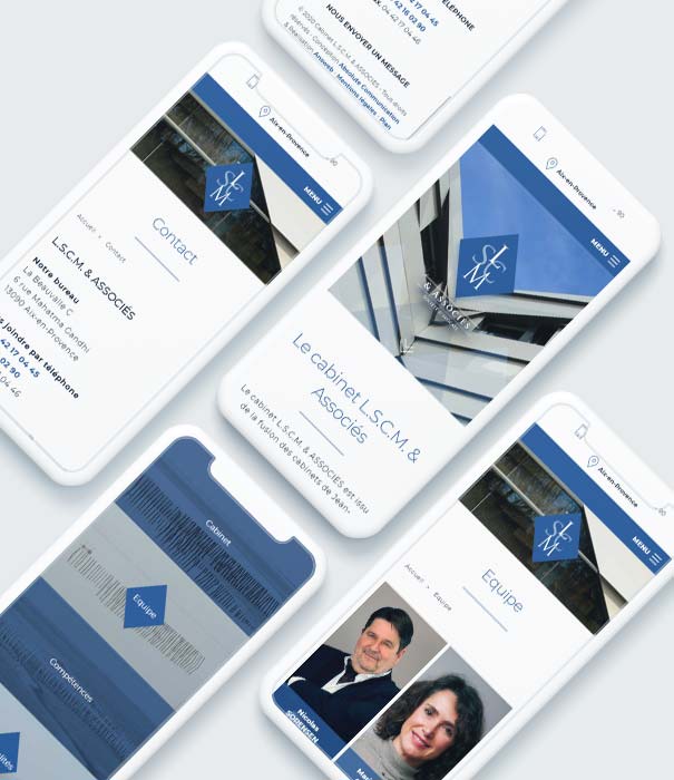 Création site avocat - Cabinet LSCM
