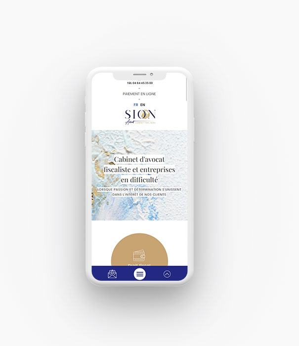 Site internet responsive - mobile