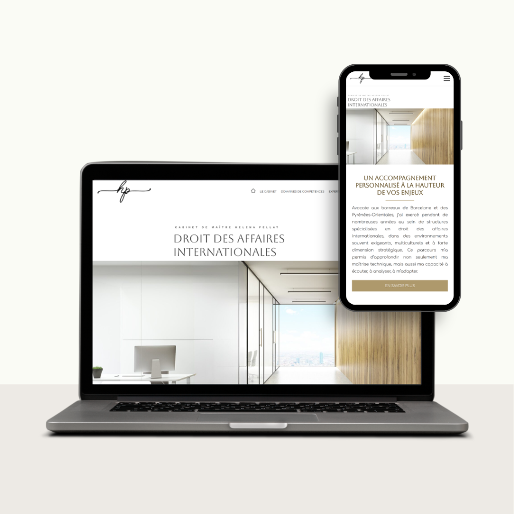 Visuels site internet PC et mobile responsive